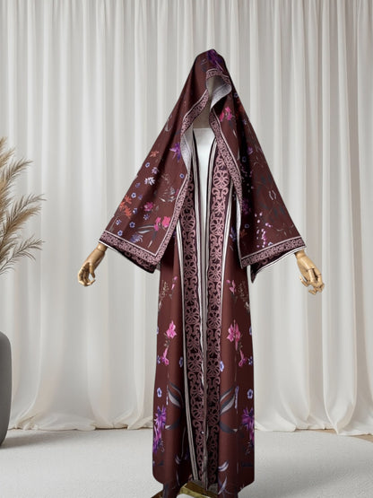The Bloom Luxe Abaya Set
(EG129)