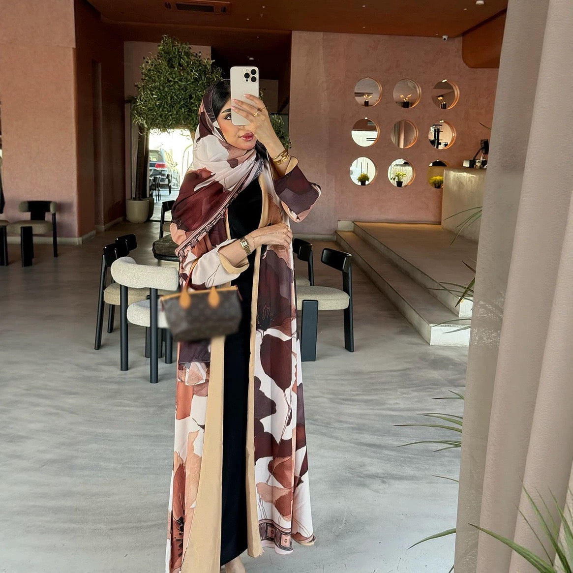 The Petal Essence Abaya (IA181)