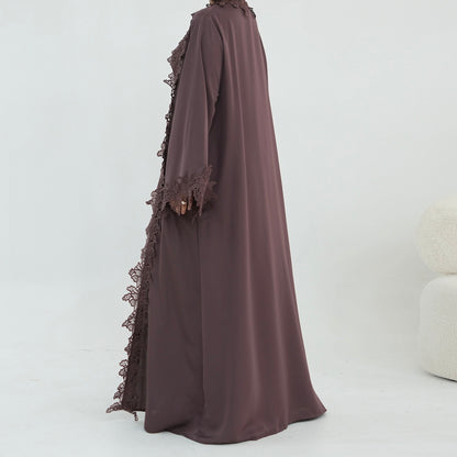 The Fleur Lace Abaya (EG140)