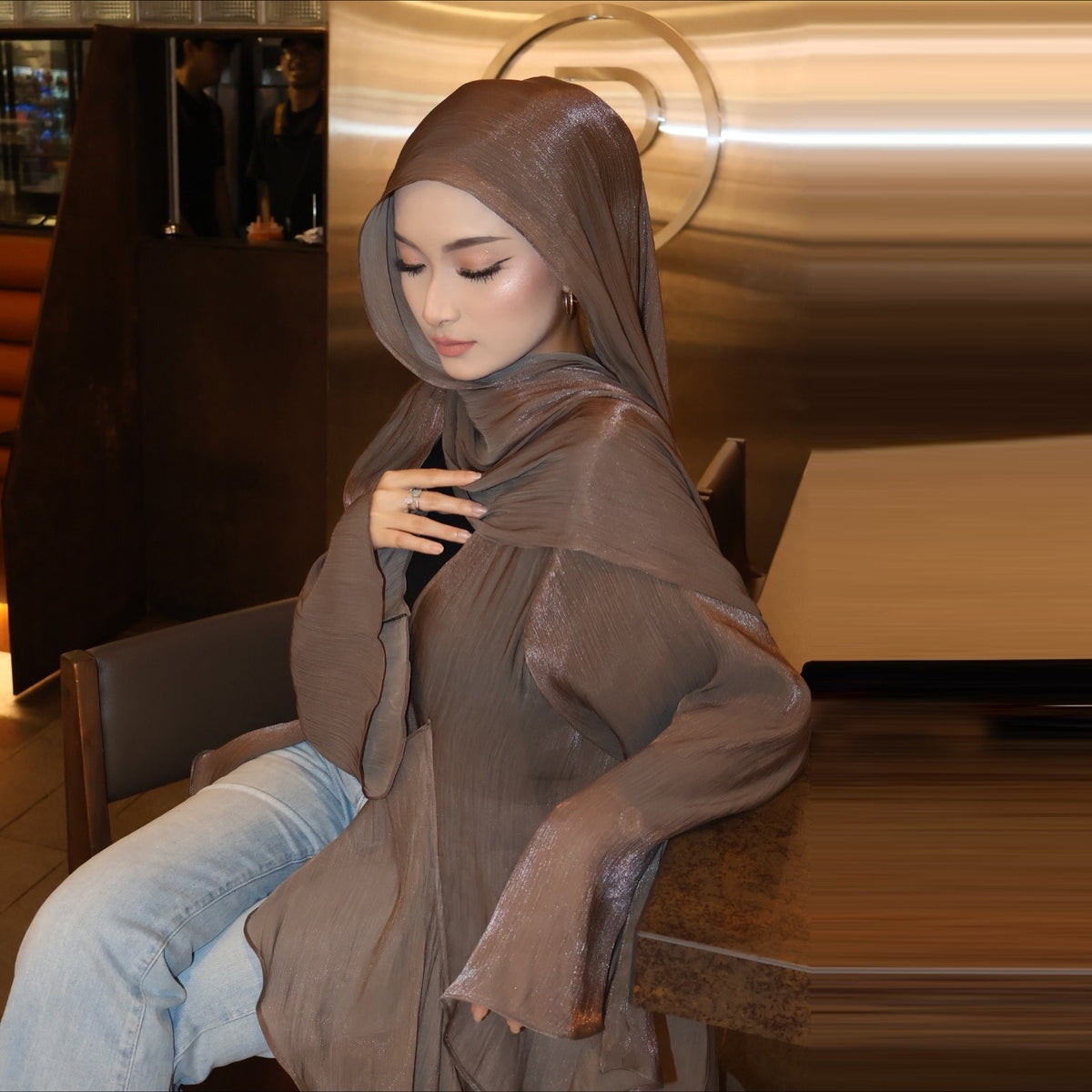 Luna Éclat Abaya Set