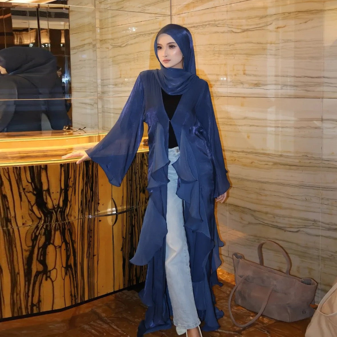 Luna Éclat Abaya Set