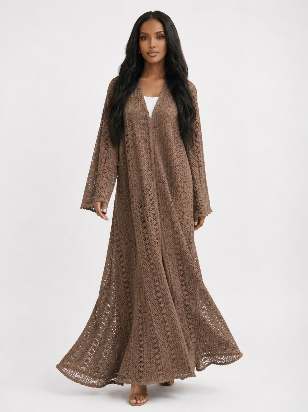The Noire Abaya Set