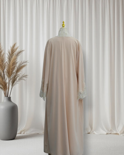 The Azure Élégance Abaya Set (IA184)