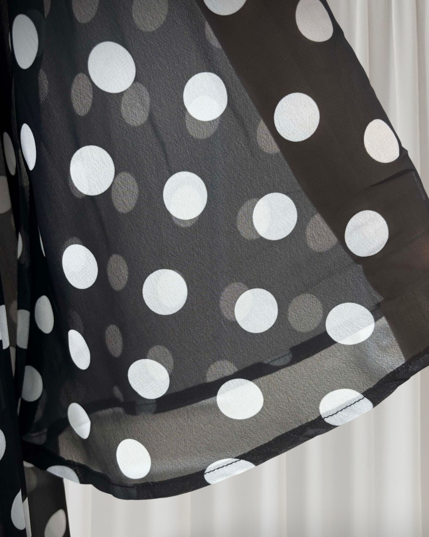 Zayna - Polka Dot Abaya Set (IA178)
