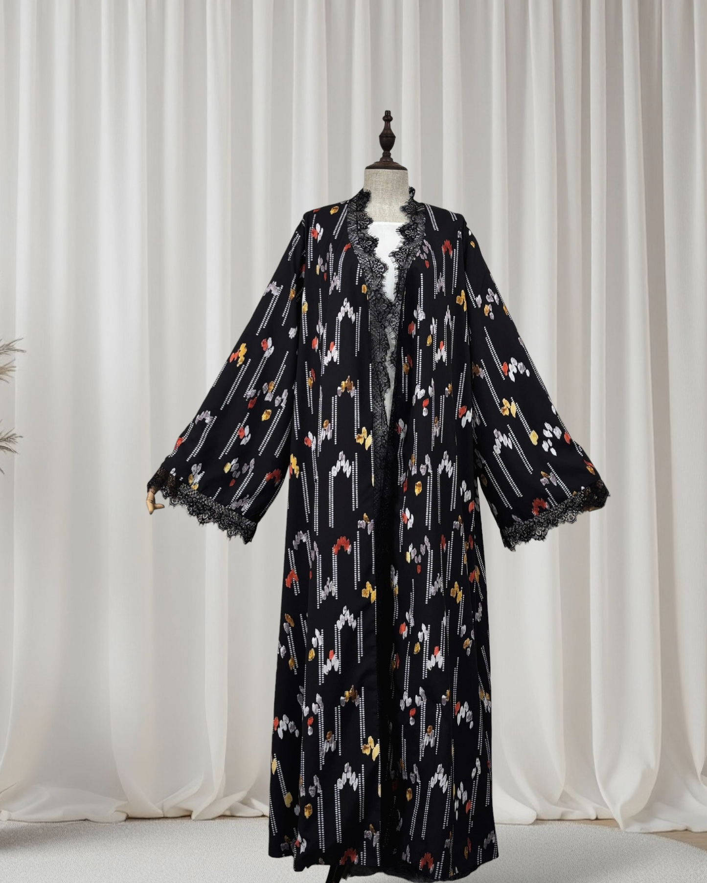 Inaya - Printed Abaya Set (IA179)