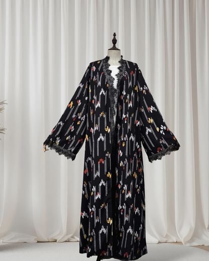 Inaya - Printed Abaya Set (IA179)