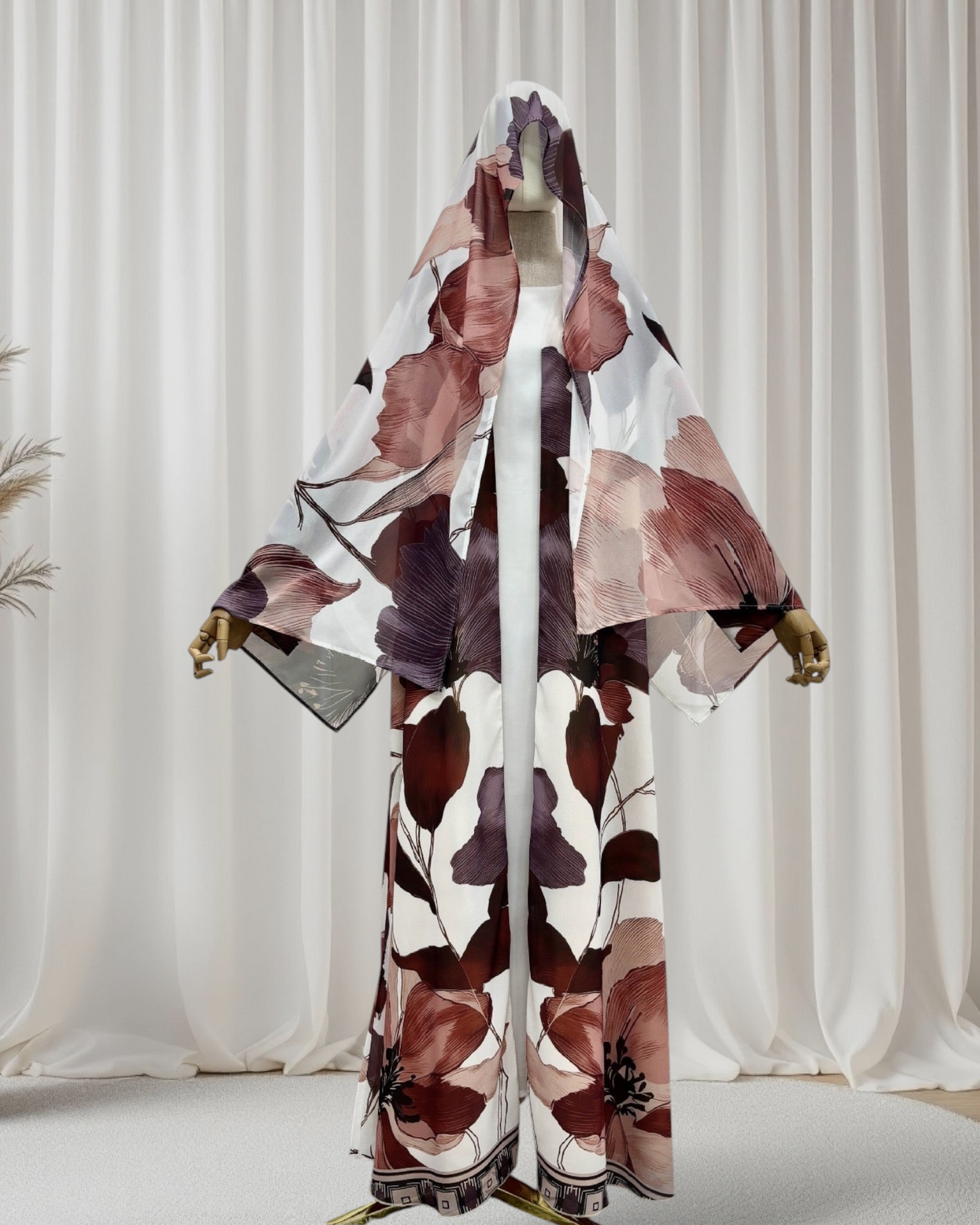 The Petal Essence Abaya (IA181)