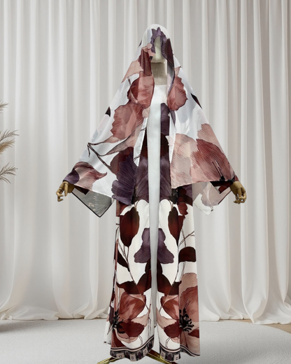 The Petal Essence Abaya (IA181)