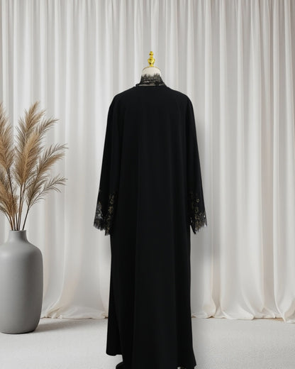 The Azure Élégance Abaya Set (IA184)