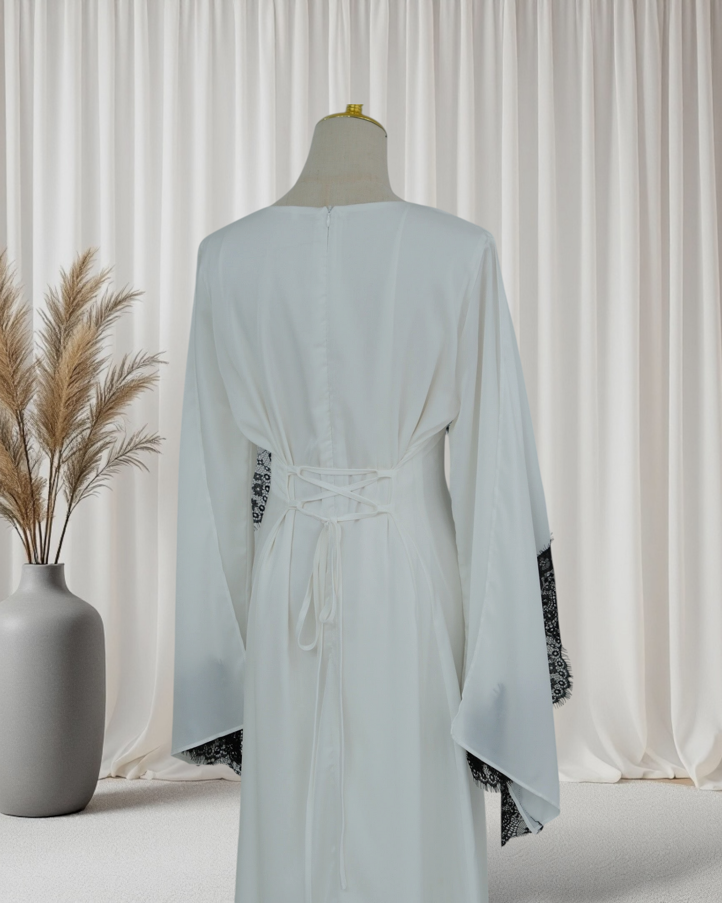 Sarah - Lace Cape Dress (ID157)