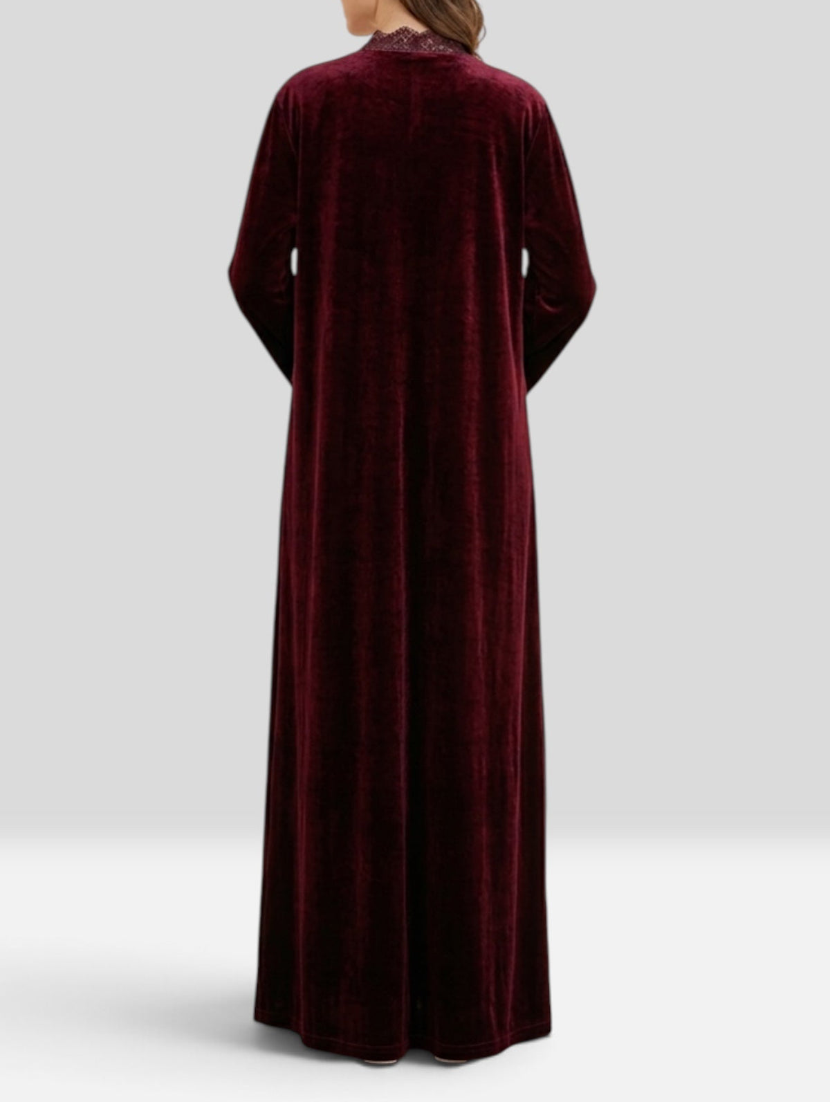Velvet Lace Abaya