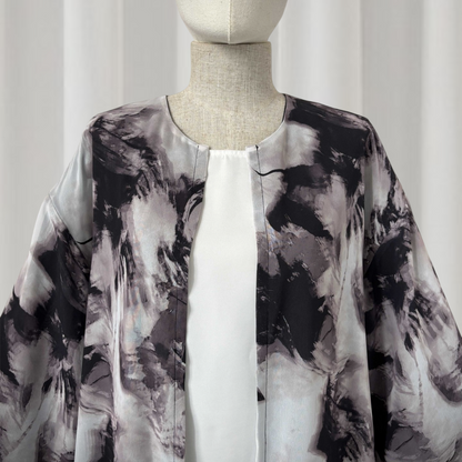 Noorah Printed Abaya Set (IA147)