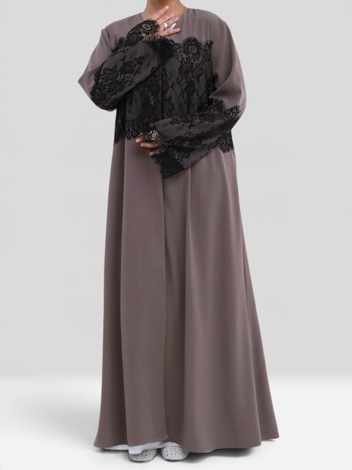 NOOR Winter Abaya Set