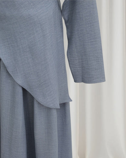 Luxe Draped Knit Co-Ord Set (IA186)