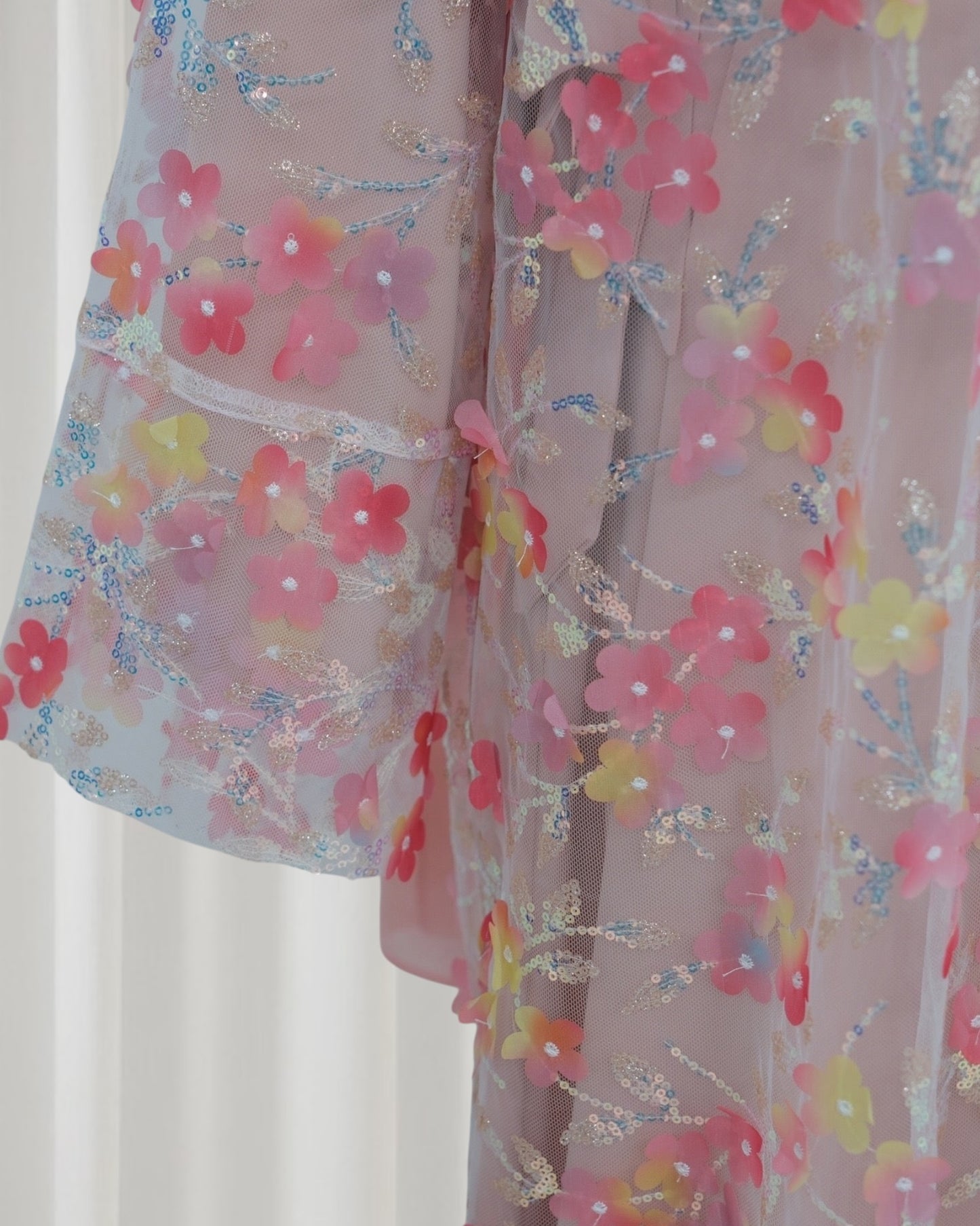 The Élan Floral Sequin Abaya Couture (IA189)