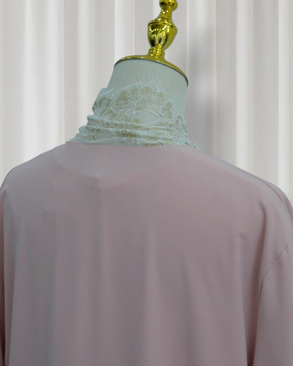 The Azure Élégance Abaya Set (IA184)