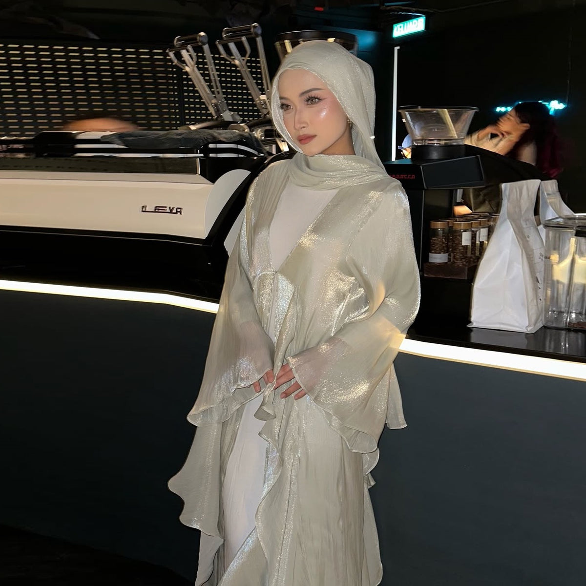 Luna Éclat Abaya Set