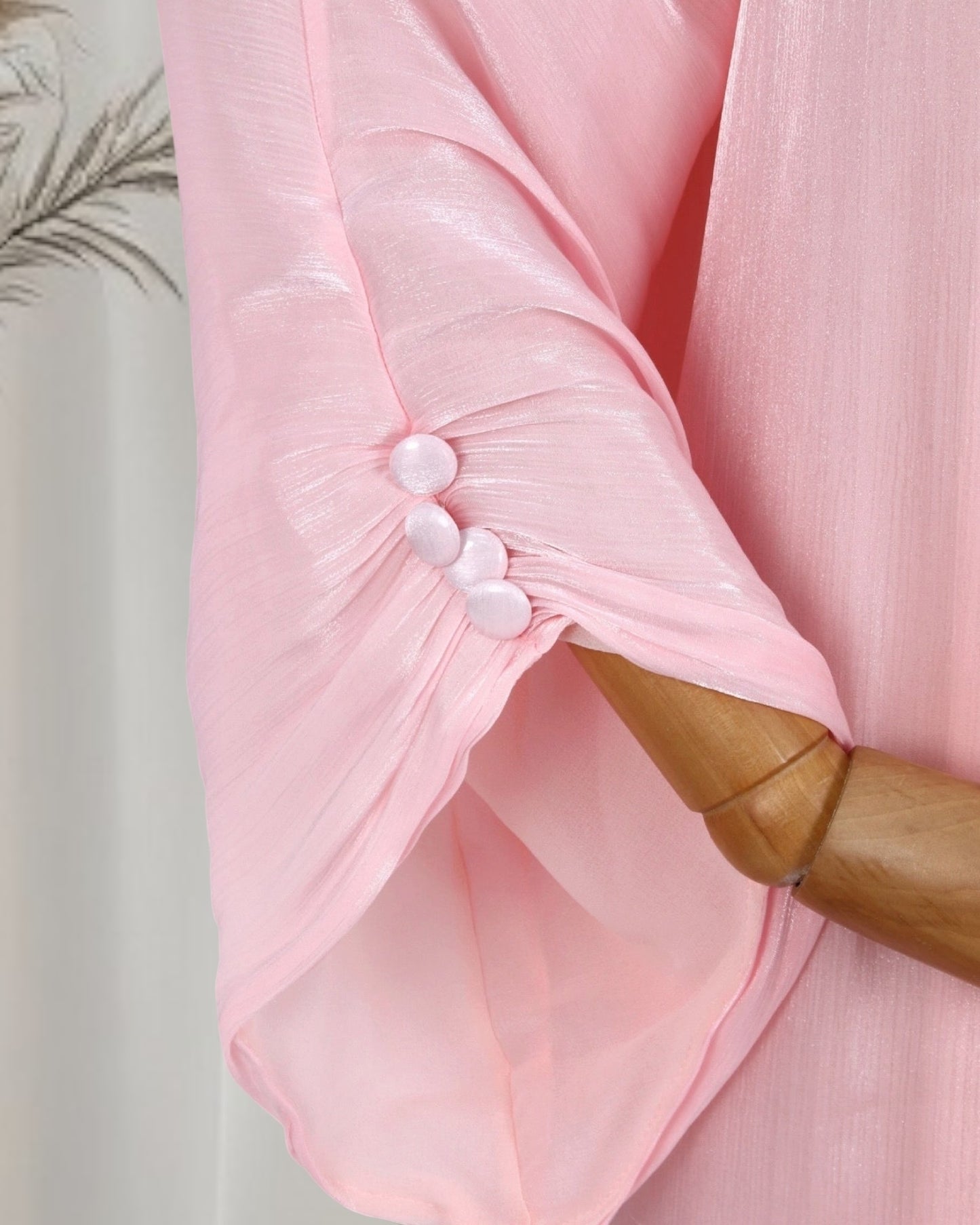 The Serene Organza Abaya (EG141)