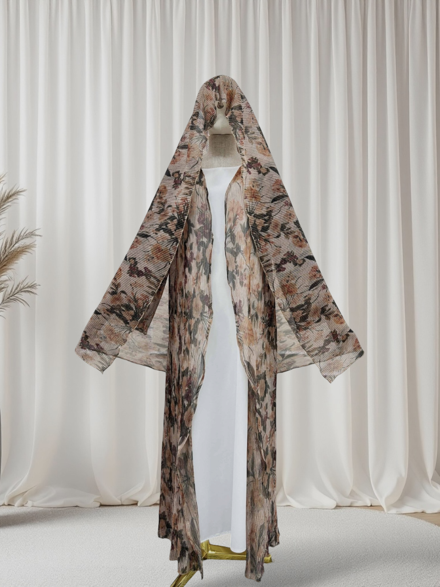 The Layan Pleated Abaya (EG155)