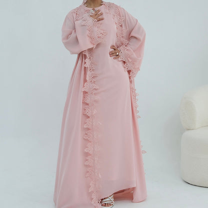 The Fleur Lace Abaya (EG140)
