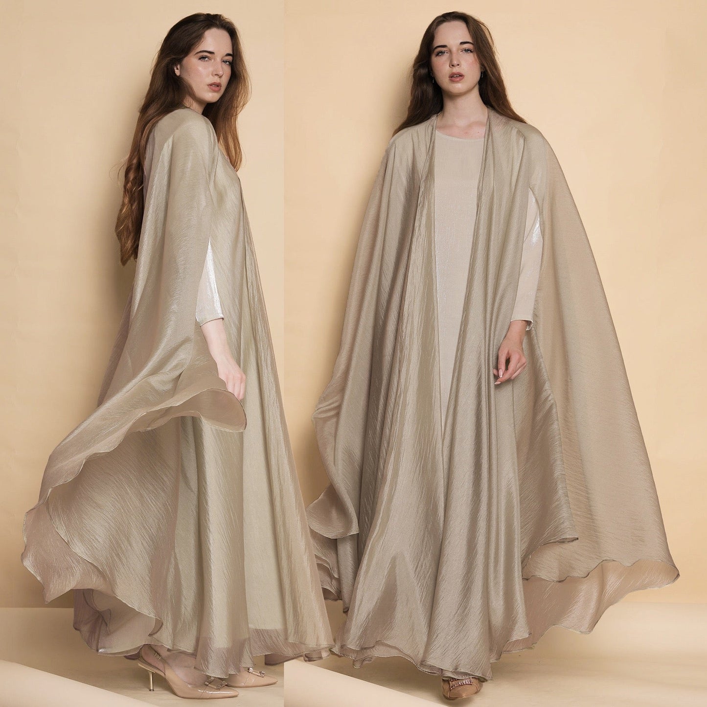 Butterfly 2 - piece Abaya (EG114) - Elara Global