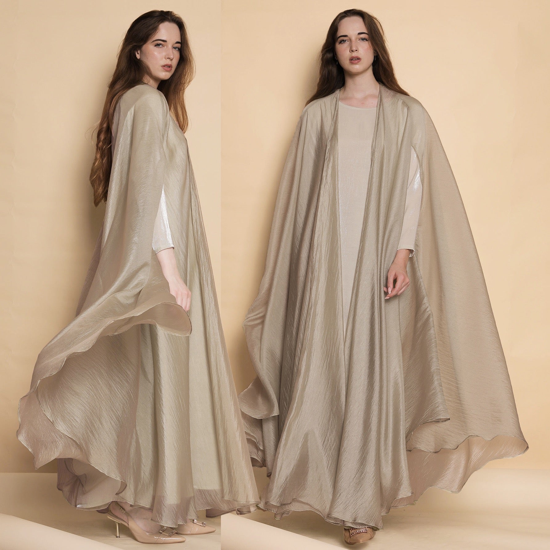 Butterfly 2 - piece Abaya (EG114) - Elara Global