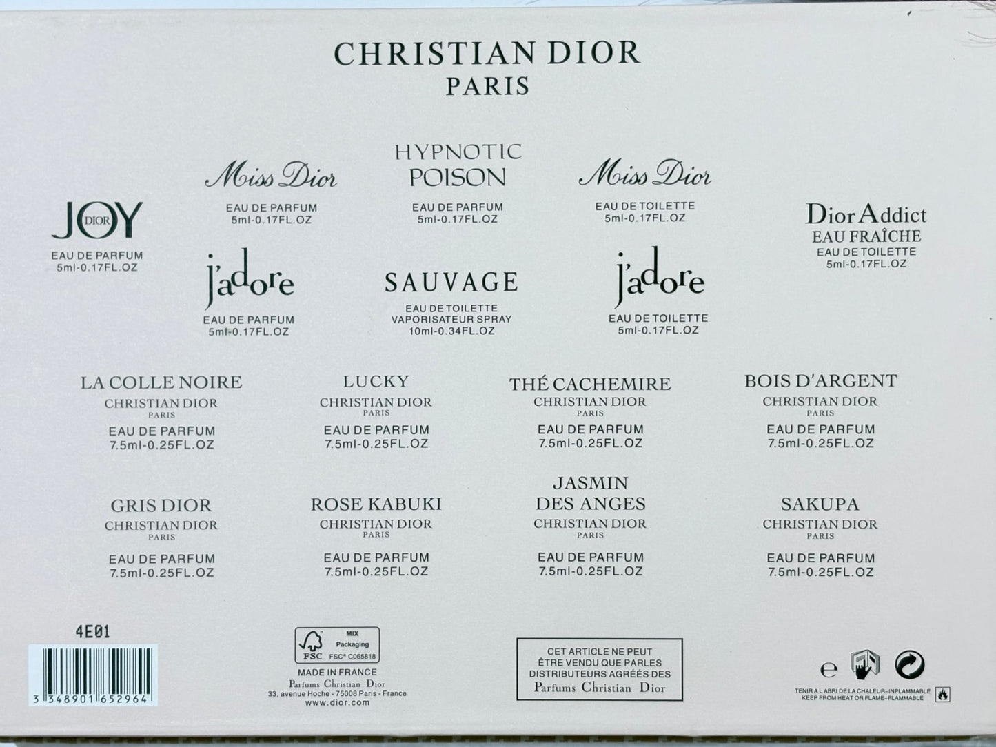 Christian Dior - 16 Mini Perfume Gift set - Elara Global