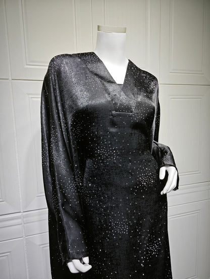 Eid Arabic Dubai Luxury Abaya (EG135) - Elara Global