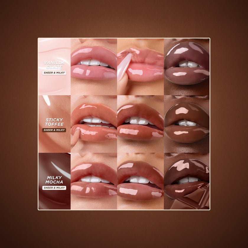 Gisou Glazed Lips Trio - Elara Global
