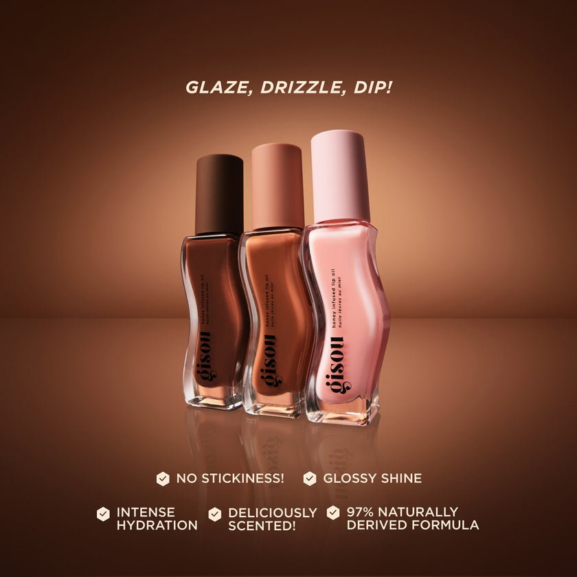 Gisou Glazed Lips Trio - Elara Global