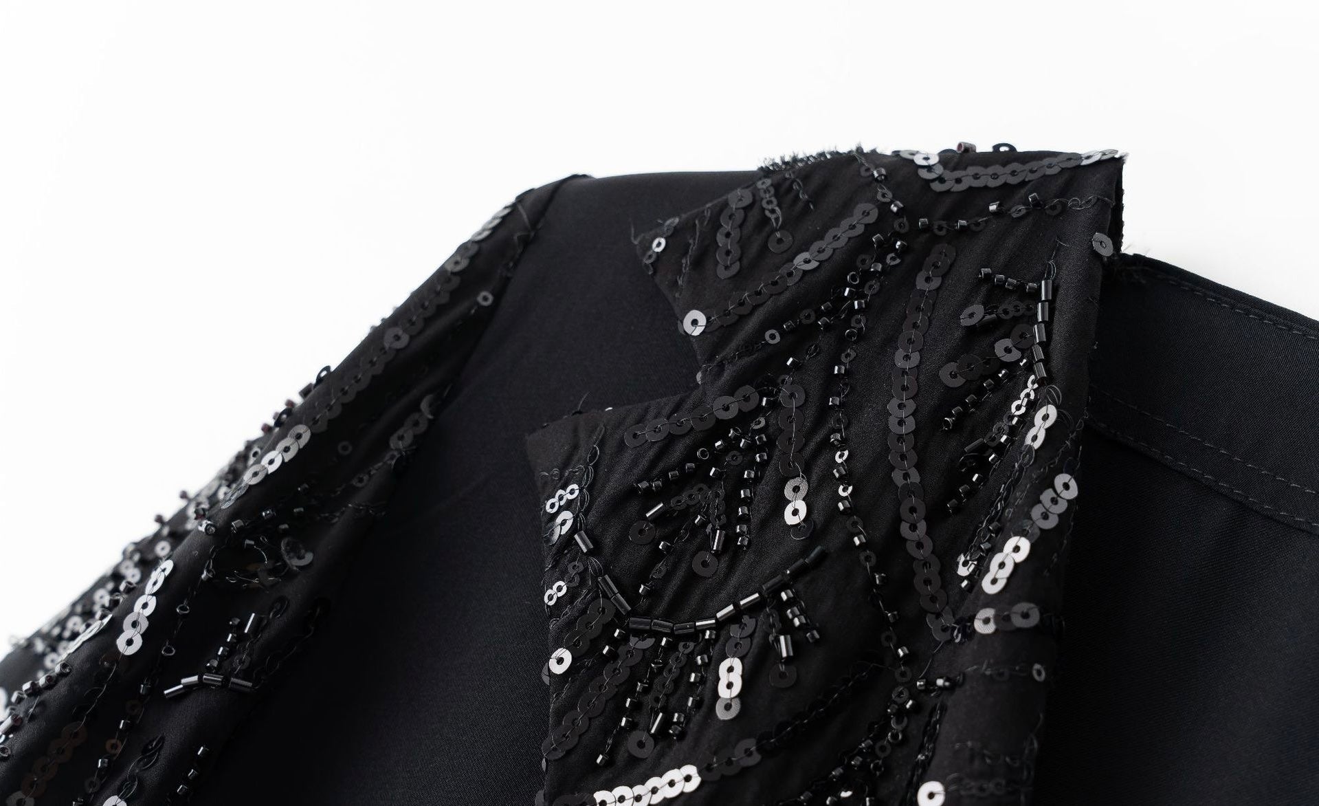 Handmade Beaded Luxury Abaya With Hijab (EG111) - Elara Global