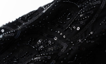 Handmade Beaded Luxury Abaya With Hijab (EG111) - Elara Global