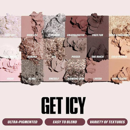 Huda Beauty Icy Nude Eyeshadow Palette - Elara Global