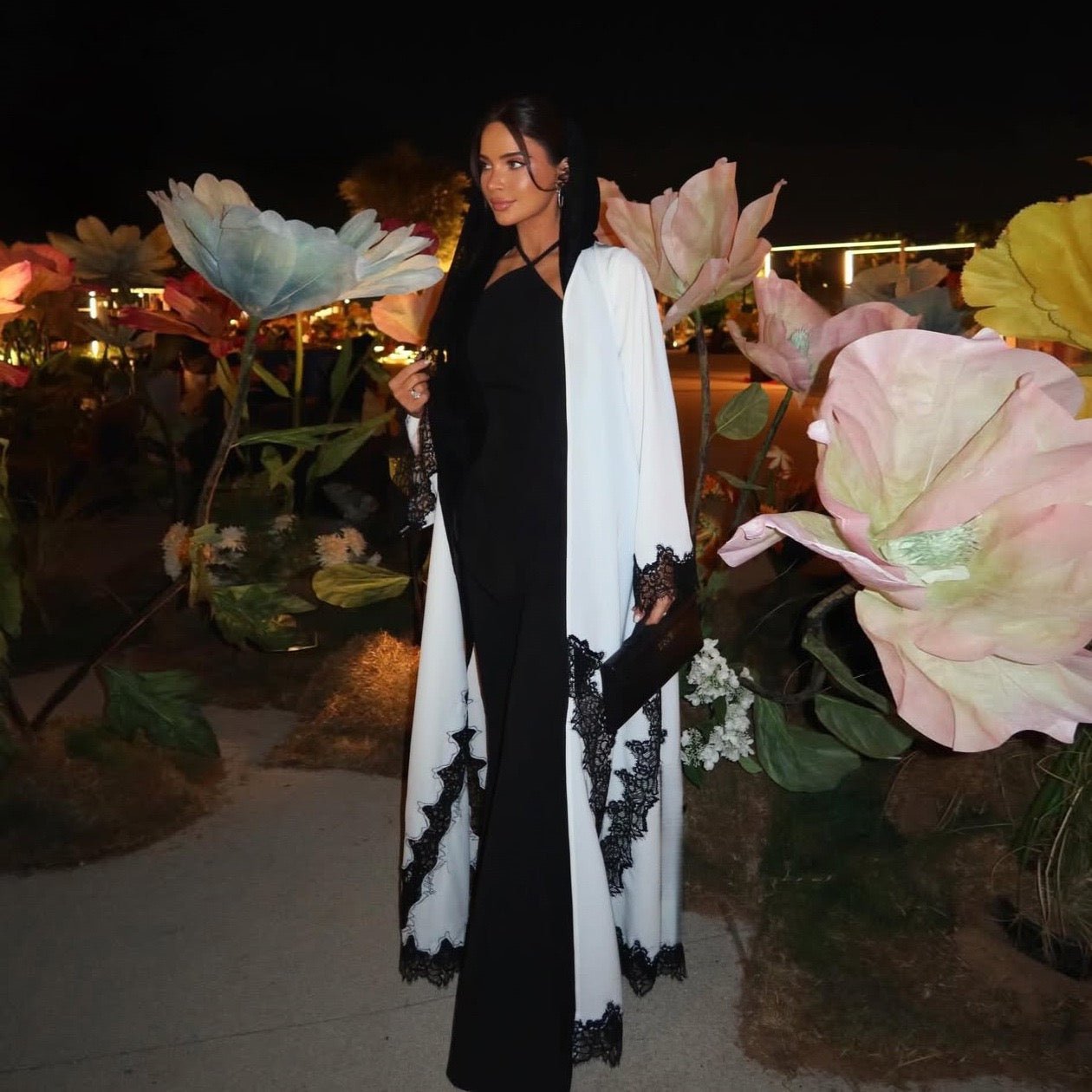 Janah - Lace Abaya Set (IA165) - Ikah