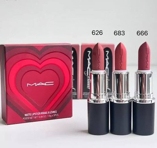 Mac Matte Lipstick Rouge A Levres Mini Set - Elara Global