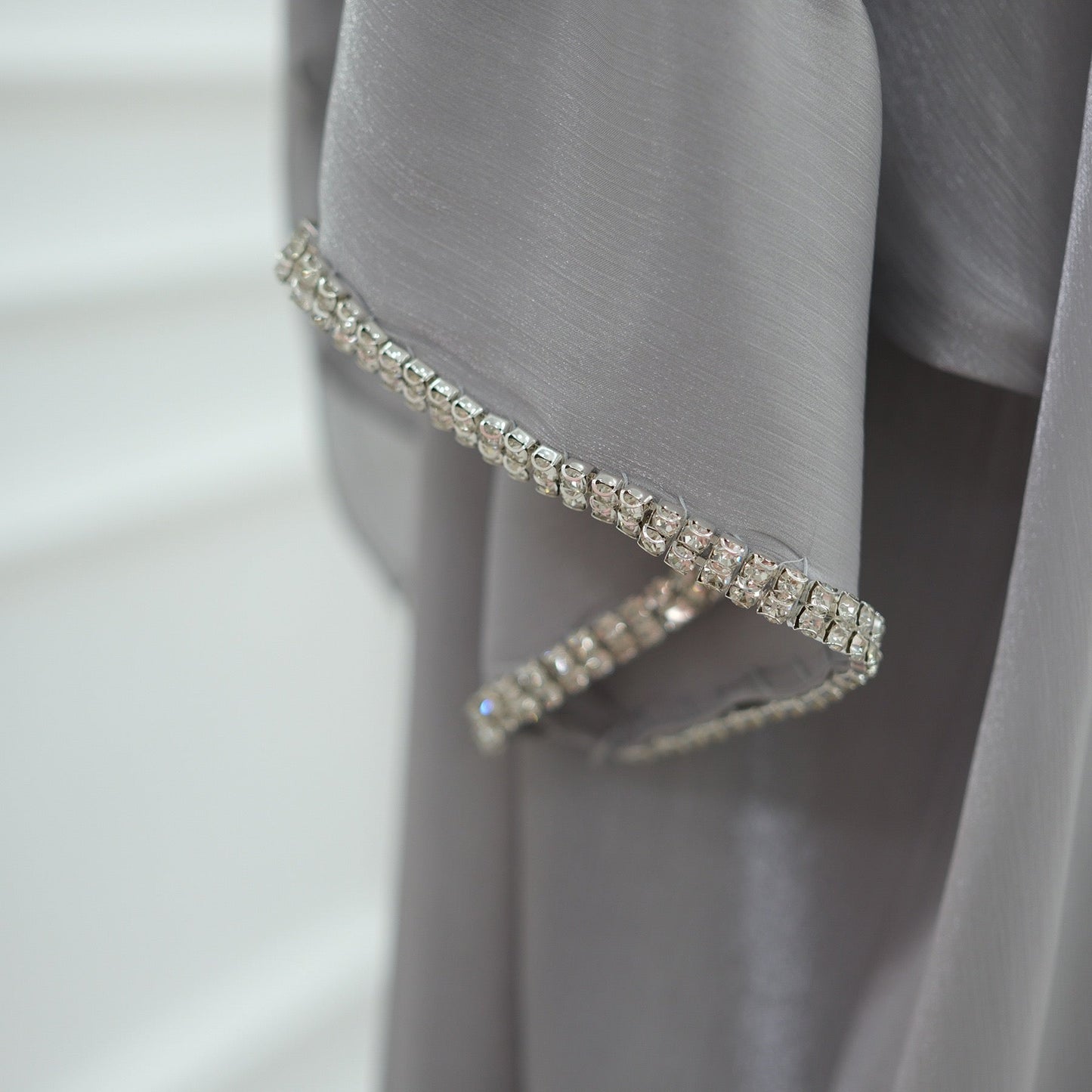Modest Luxury Evening Wear Beading - Embellished Abaya Set (EG112) - Elara Global