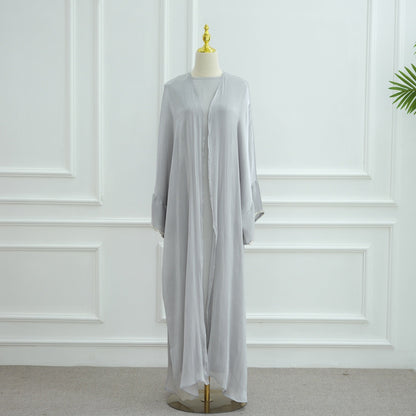 Modest Luxury Evening Wear Beading - Embellished Abaya Set (EG112) - Elara Global