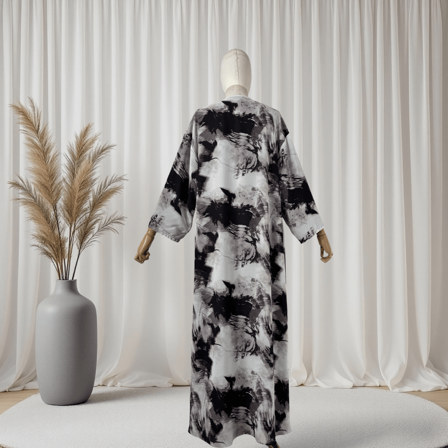 Noorah Printed Abaya Set (IA147) - Ikah