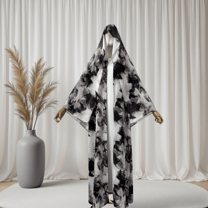 Noorah Printed Abaya Set (IA147) - Ikah
