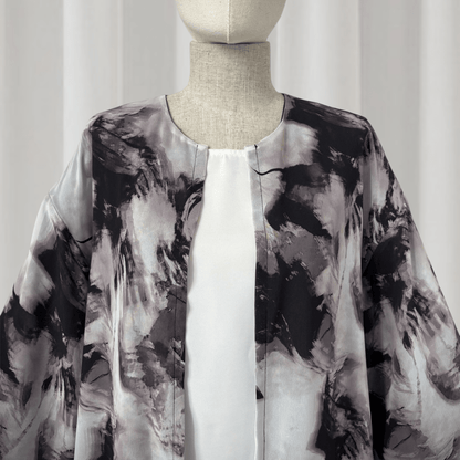 Noorah Printed Abaya Set (IA147) - Ikah