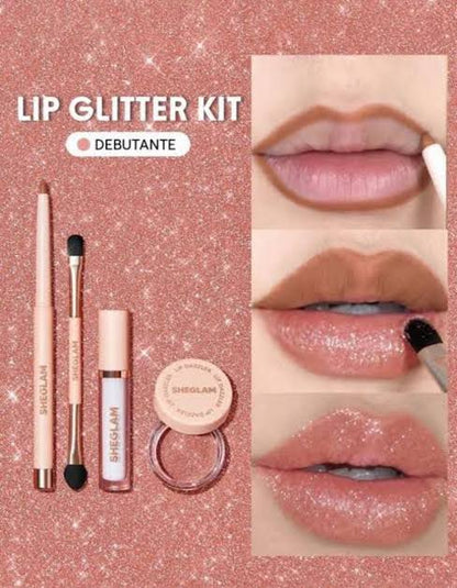 SHEGLAM Lip Dazzler Glitter Kit - Elara Global