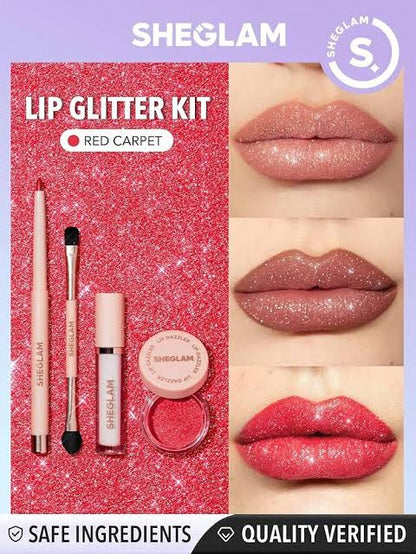 SHEGLAM Lip Dazzler Glitter Kit - Elara Global