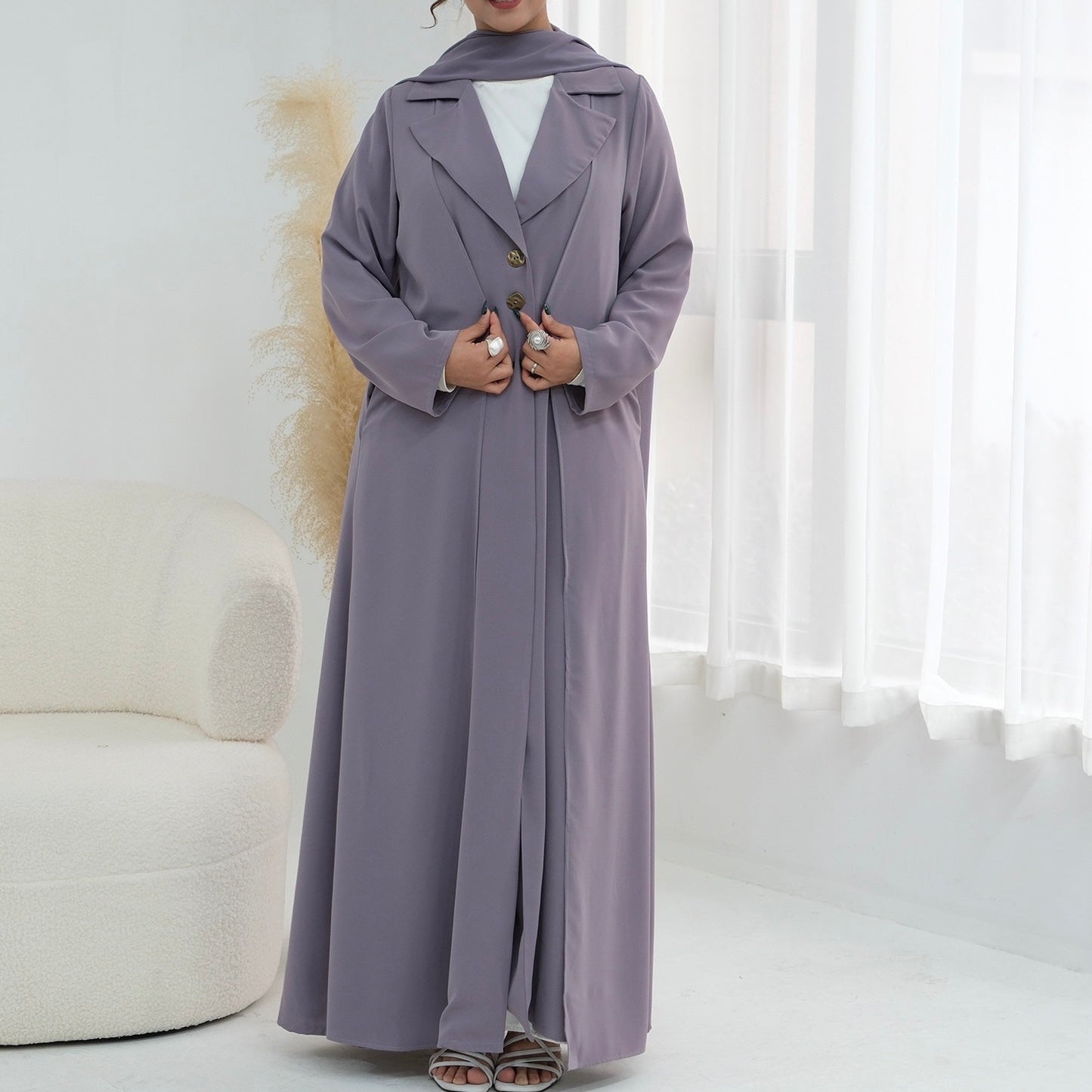 The Anatolia Coat Abaya (EG118) - Ikah