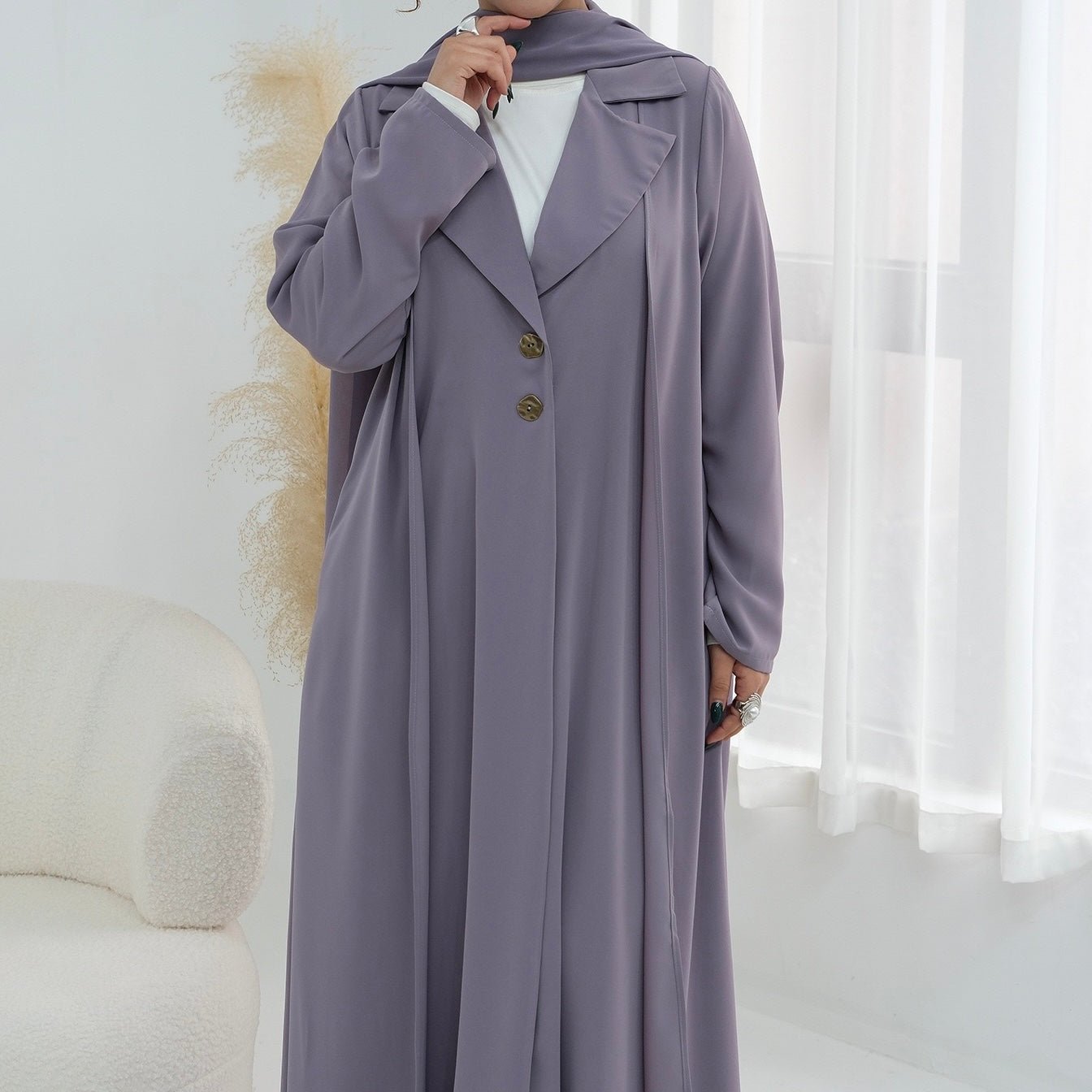 The Anatolia Coat Abaya (EG118) - Ikah