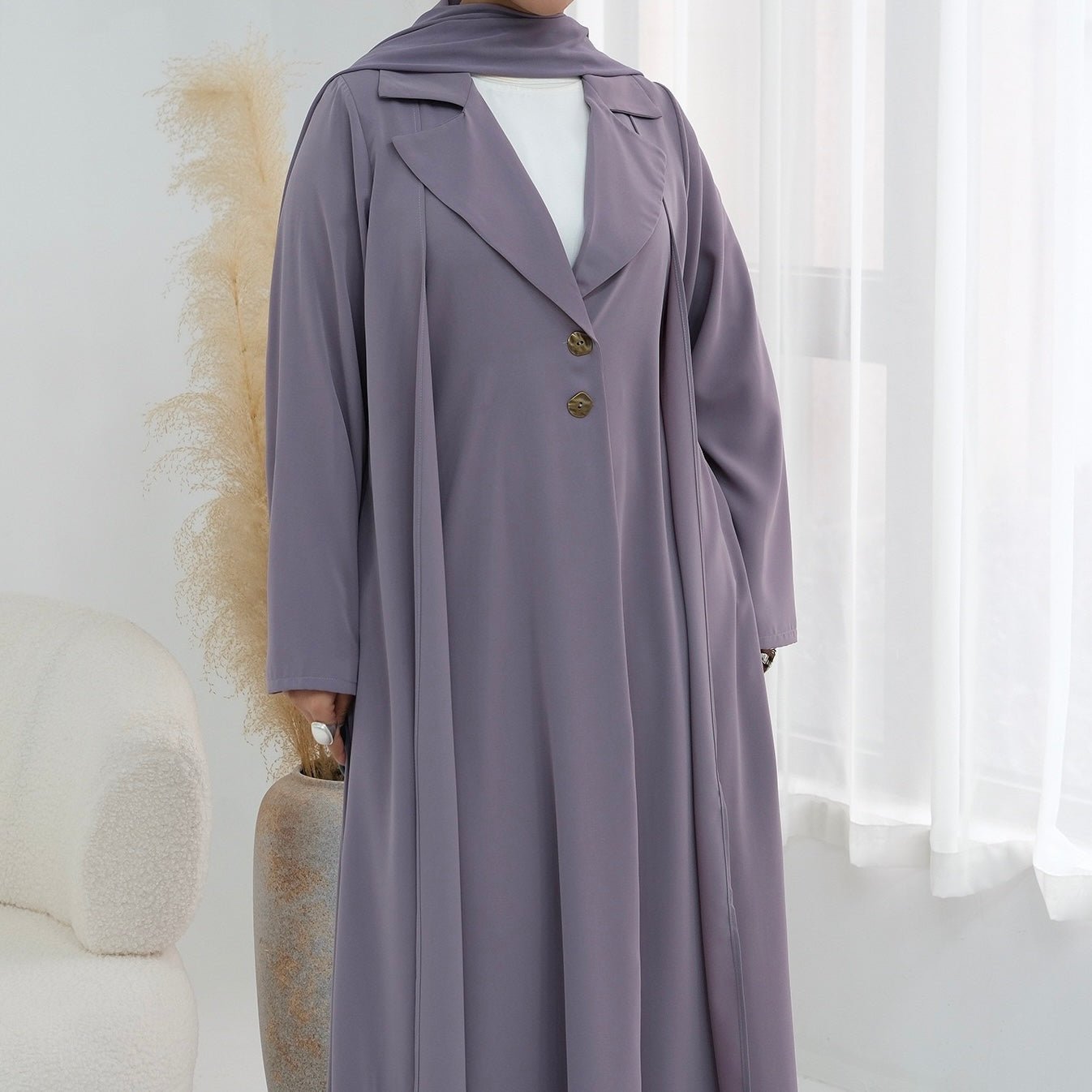 The Anatolia Coat Abaya (EG118) - Ikah