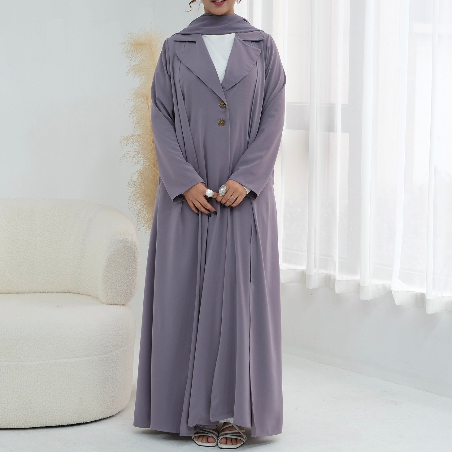 The Anatolia Coat Abaya (EG118) - Ikah