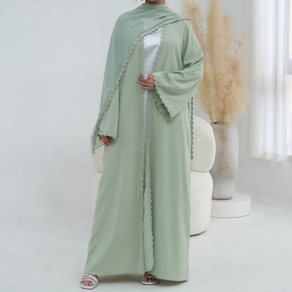 The Bloom Lace Abaya Set (EG137) - Ikah