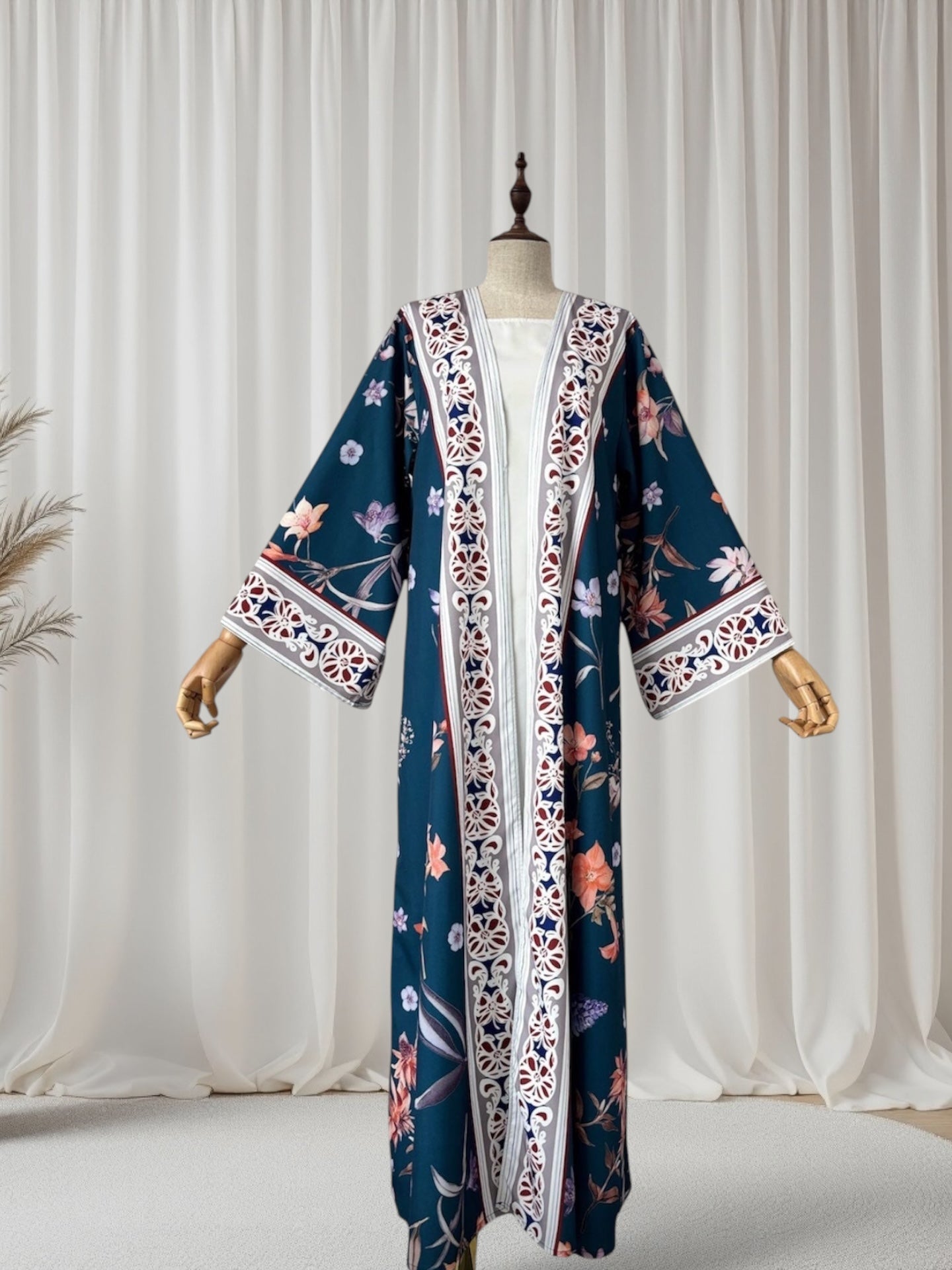 The Bloom Luxe Abaya Set (IS129) - Ikah