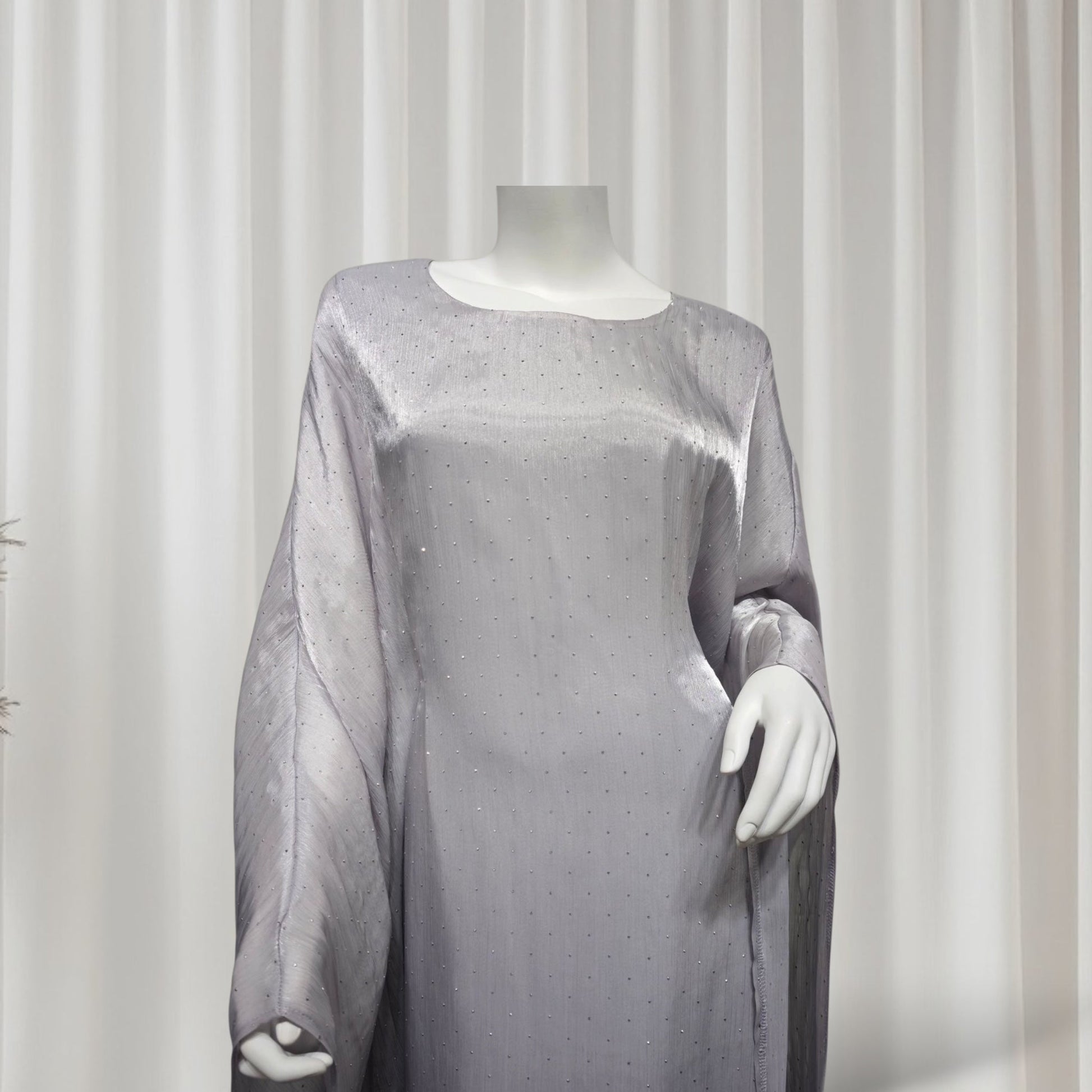 The Celestial Mist Butterfly Abaya (EG121) - Ikah