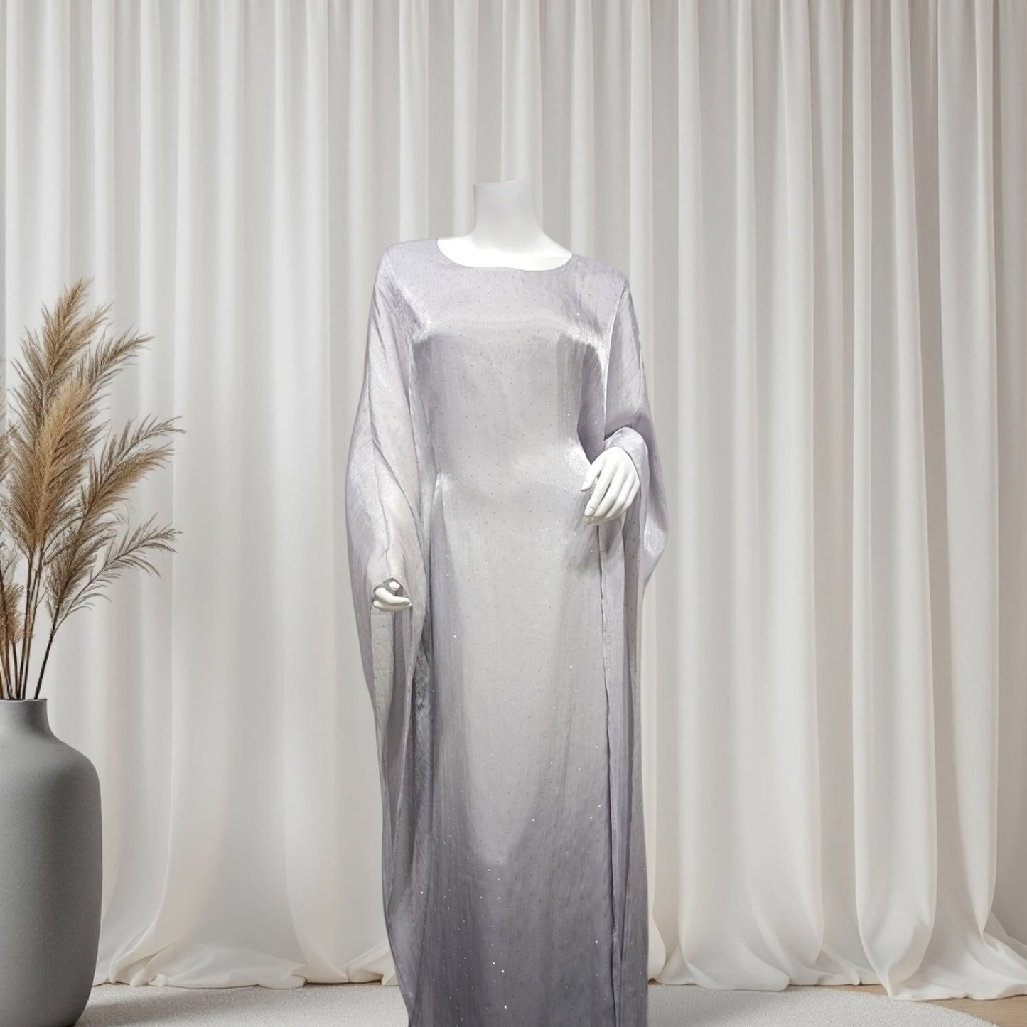 The Celestial Mist Butterfly Abaya (EG121) - Ikah